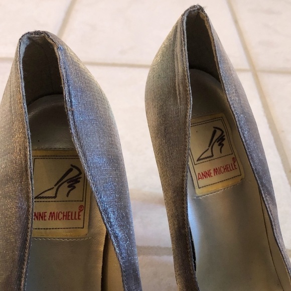 Vintage Anne Michell pointy toe platform heels 8.5 - Picture 9 of 14